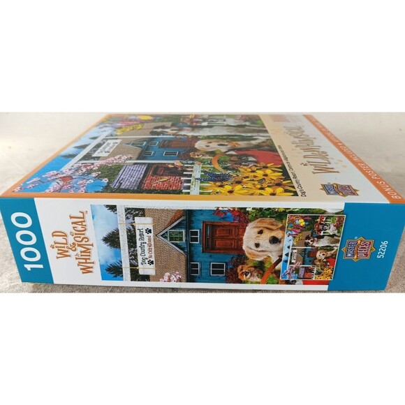 Dog's Country Resort 1000 Piece Jigsaw Puzzle Wild and Whimsical Series - Picture 2 of 4